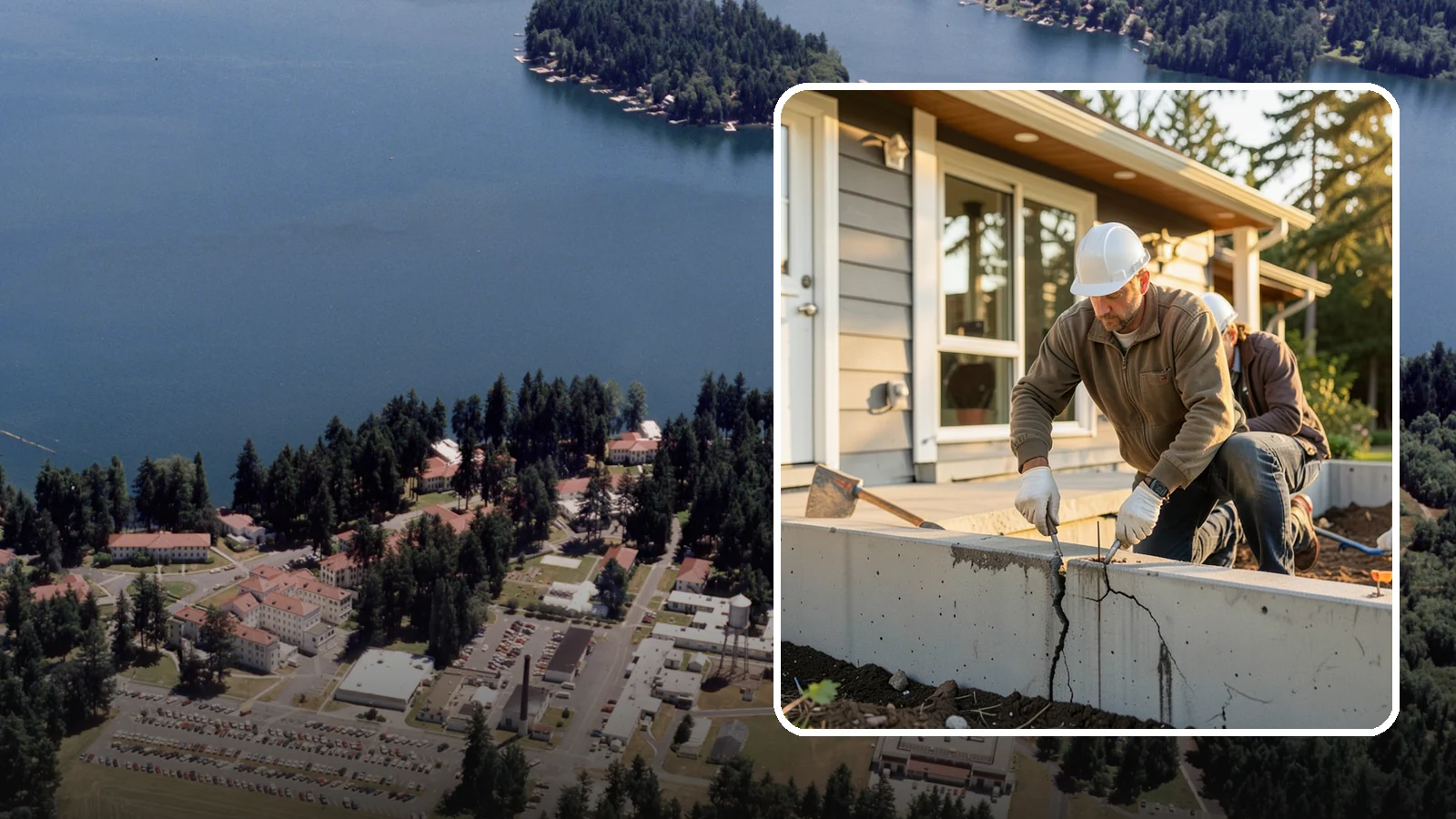 Foundation Crack Repair in Lakewood, Pierce County, WA - Foundation crack repair that seals leaks and stops movement in your home's base.