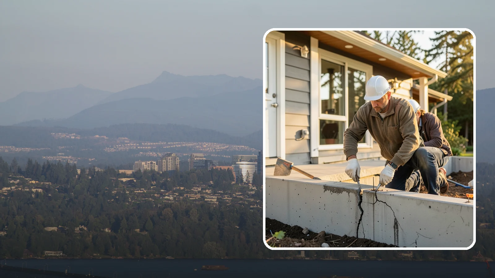 Foundation Crack Repair in Medina, King County, WA - Foundation crack repair that seals leaks and stops movement in your home's base.