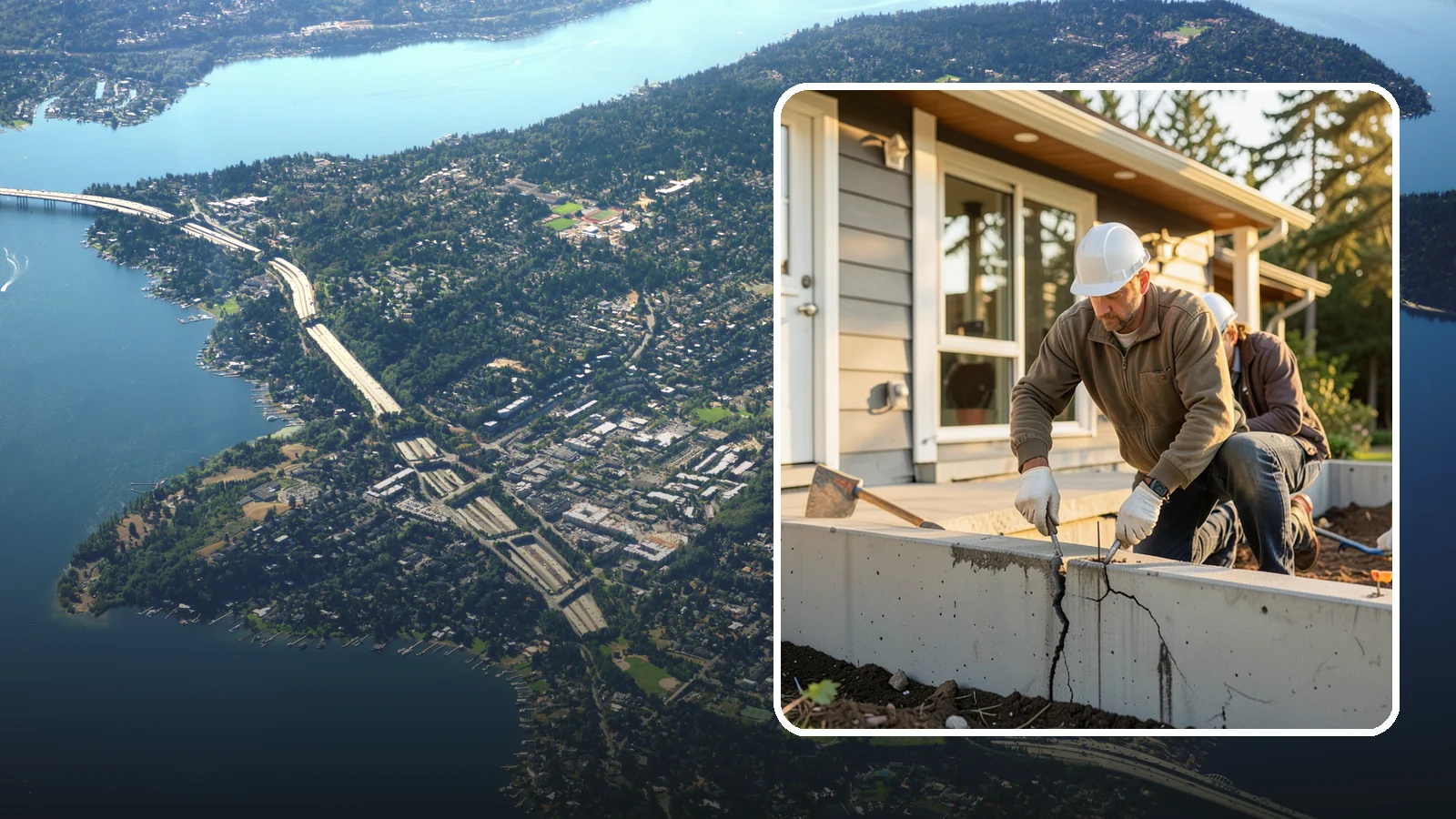 Foundation Crack Repair in Mercer Island, King County, WA - Foundation crack repair that seals leaks and stops movement in your home's base.