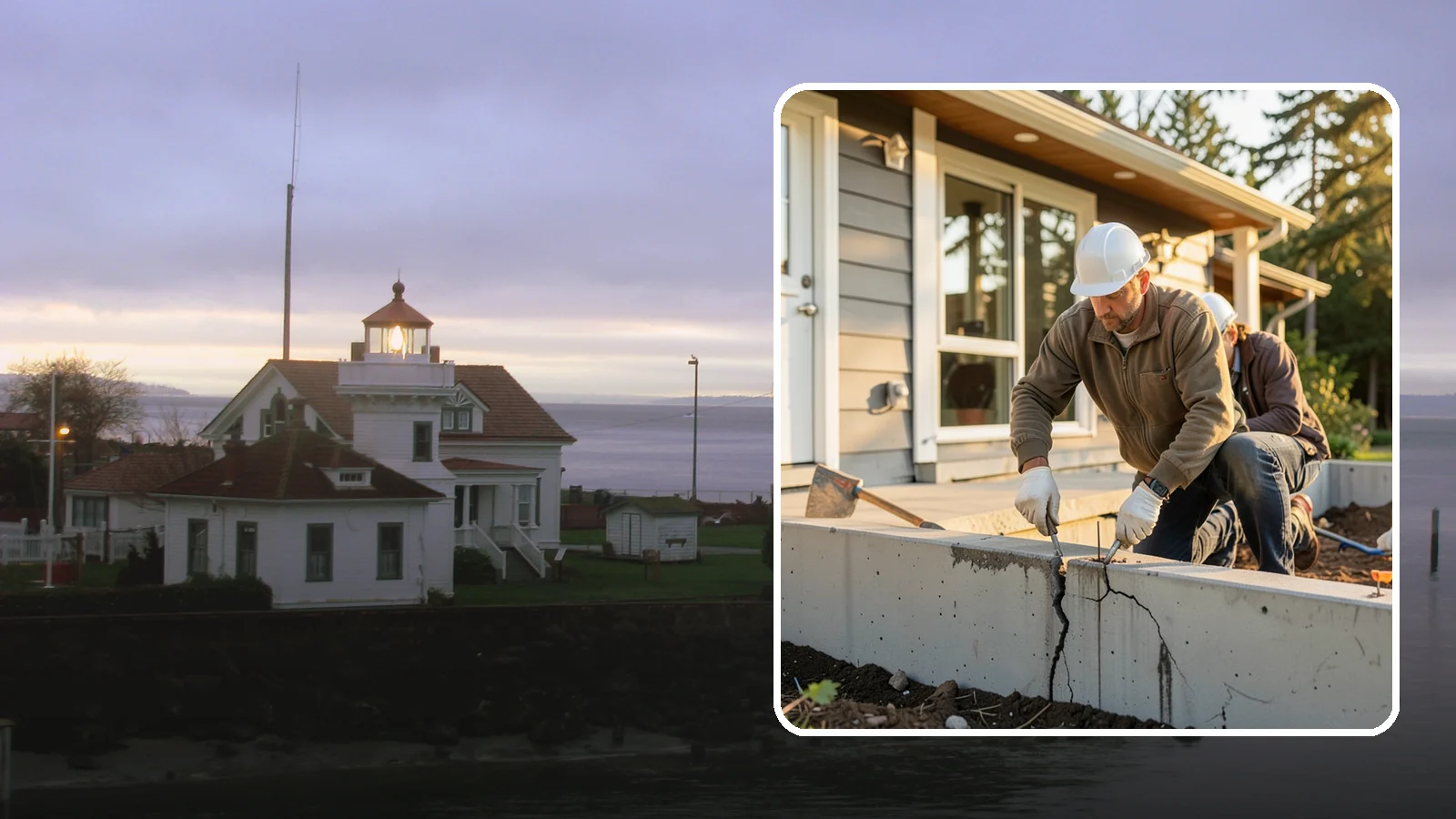 Foundation Crack Repair in Mukilteo, Snohomish County, WA - Foundation crack repair that seals leaks and stops movement in your home's base.