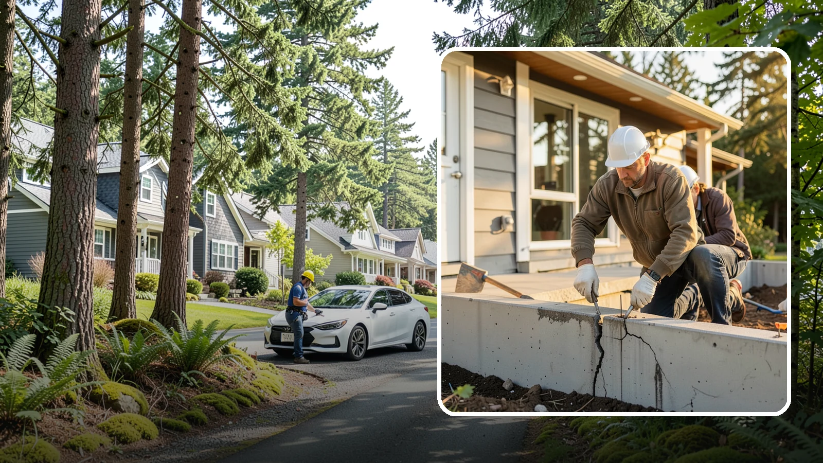 Foundation Crack Repair in Normandy Park, King County, WA - Foundation crack repair that seals leaks and stops movement in your home's base.