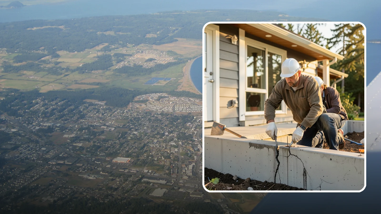 Foundation Crack Repair in Oak Harbor, Island County, WA - Foundation crack repair that seals leaks and stops movement in your home's base.