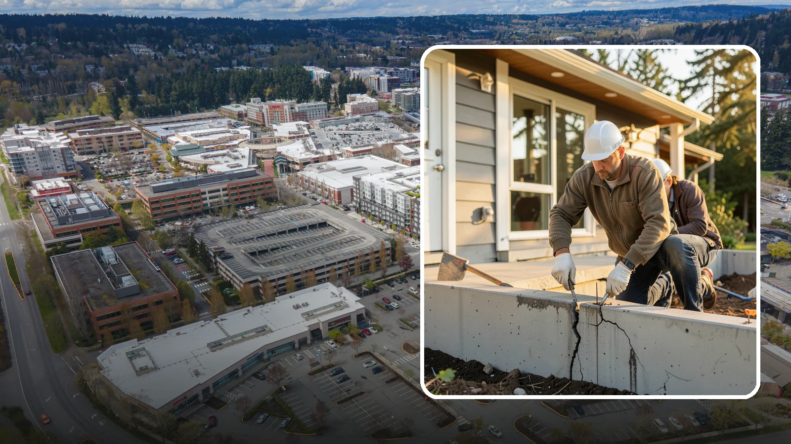 Foundation Crack Repair in Redmond, King County, WA - Foundation crack repair that seals leaks and stops movement in your home's base.