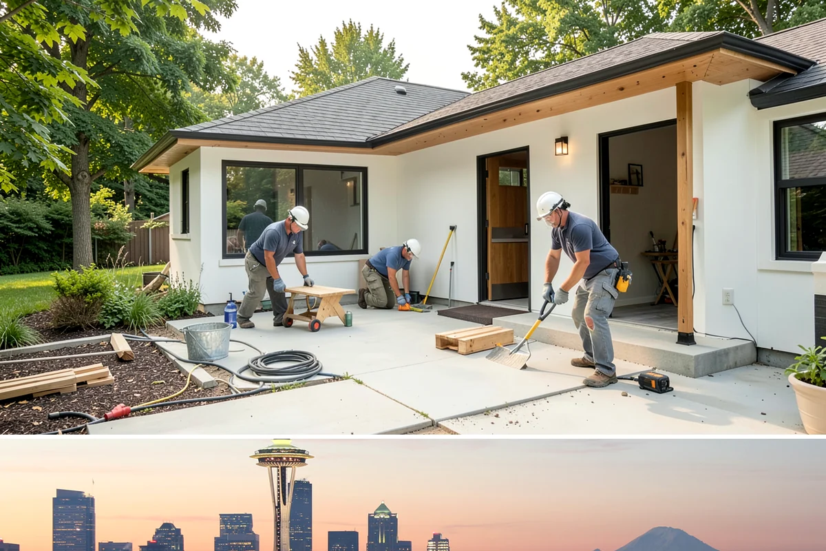 Foundation Crack Repair in Seattle, King County, WA - Drier months make exterior excavation and drainage work far more manageable.