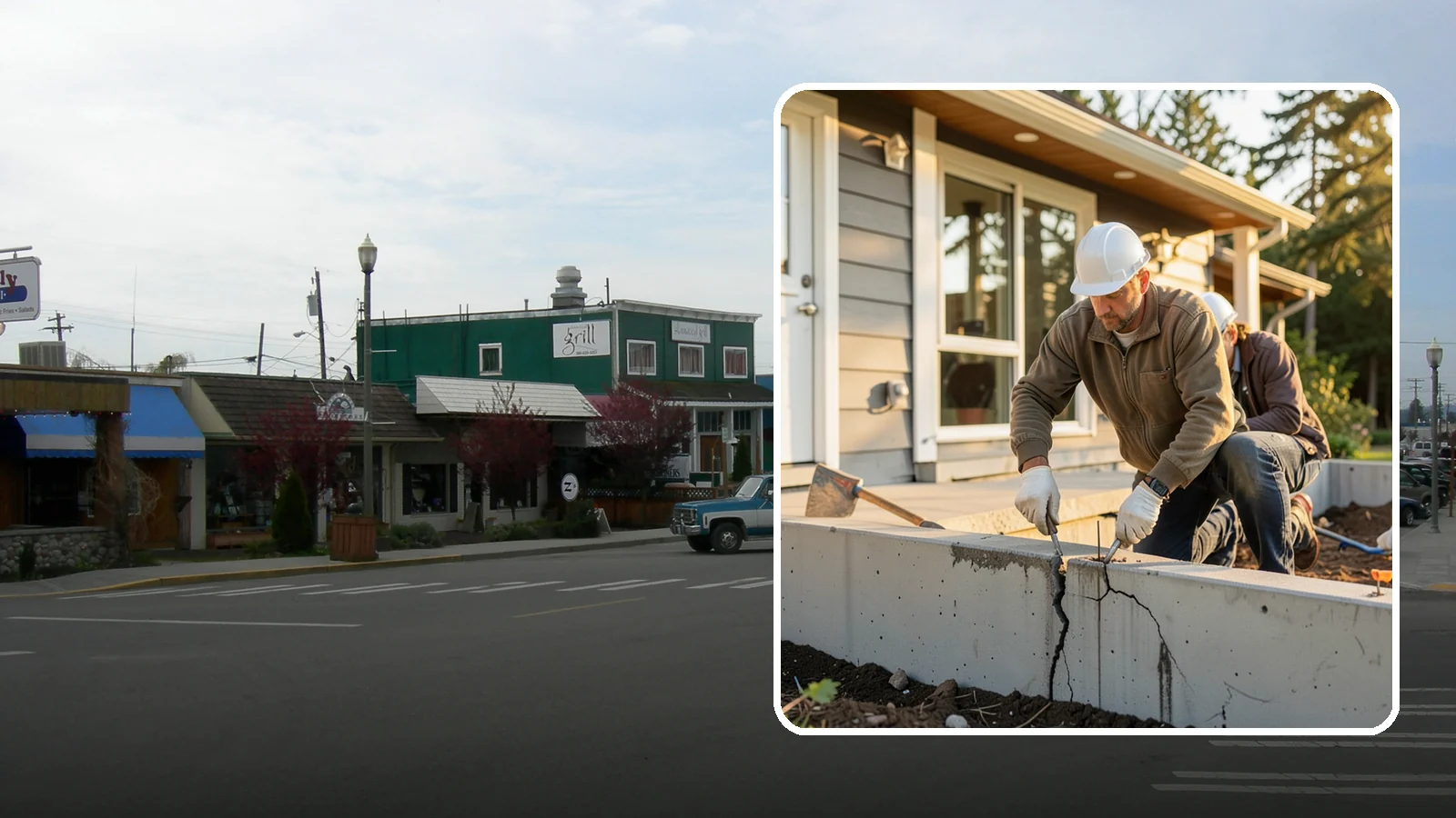 Foundation Crack Repair in Stanwood, Snohomish County, WA - Foundation crack repair that seals leaks and stops movement in your home's base.