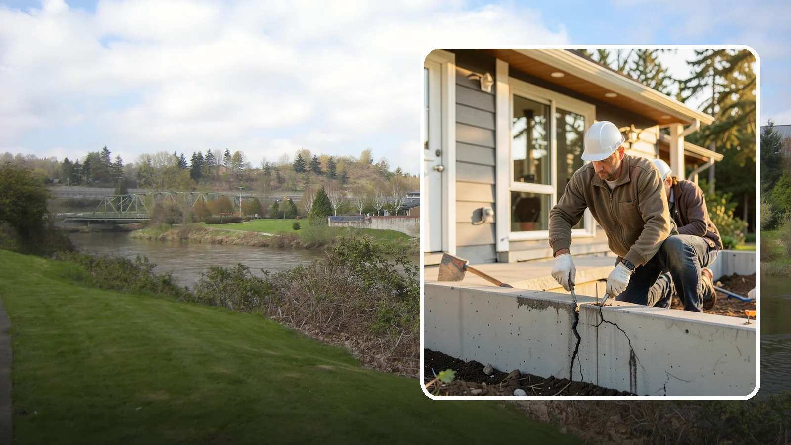 Foundation Crack Repair in Tukwila, King County, WA - Foundation crack repair that seals leaks and stops movement in your home's base.