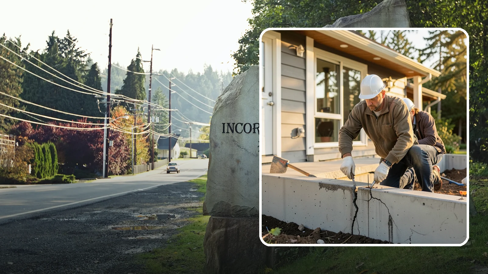 Foundation Crack Repair in Wilkeson, Pierce County, WA - Foundation crack repair that seals leaks and stops movement in your home's base.