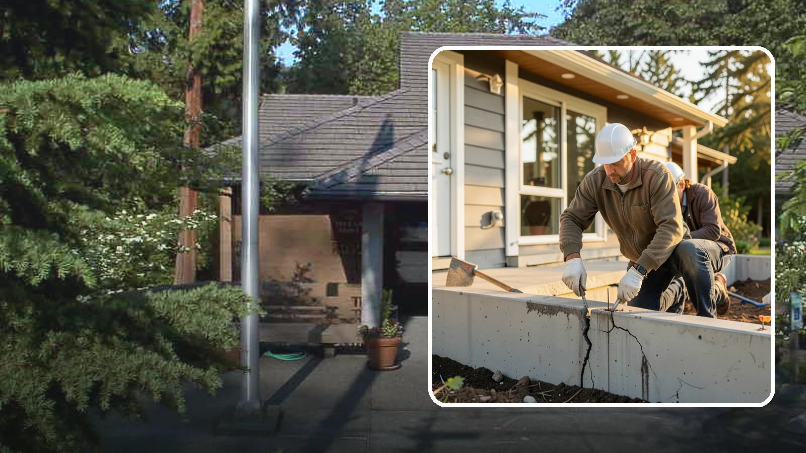 Foundation Crack Repair in Yarrow Point, King County, WA - Foundation crack repair that seals leaks and stops movement in your home's base.