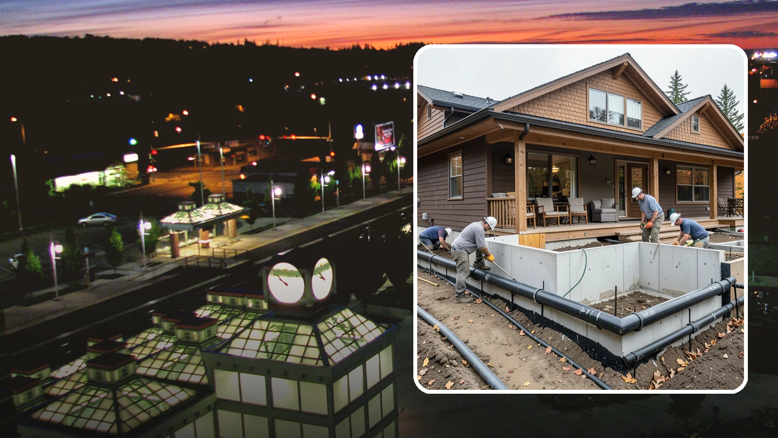 Foundation Drainage System in Auburn, King County, WA - We install perimeter and sub-slab drainage that collects groundwater and routes it away from your foundation for good.