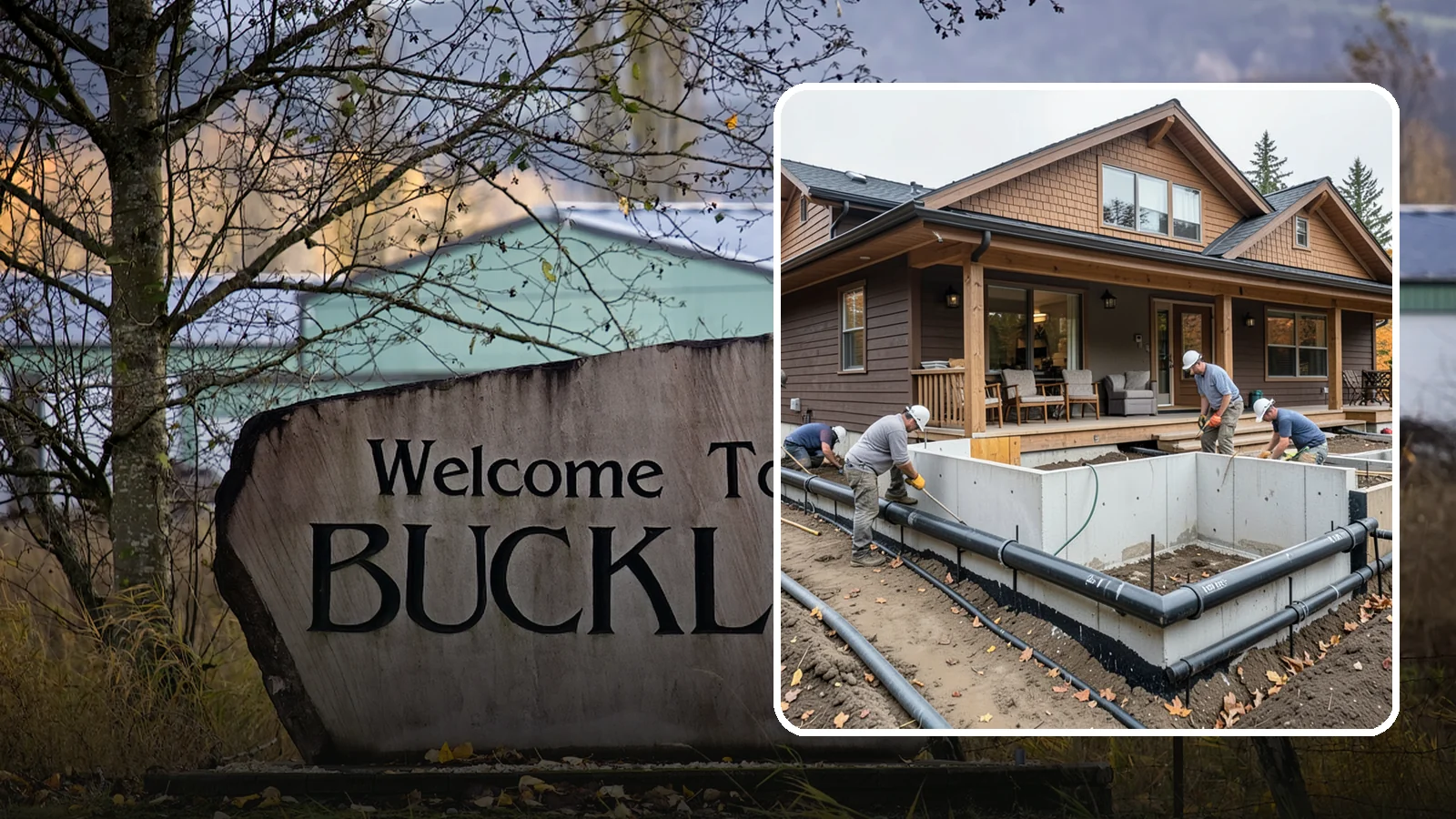 Foundation Drainage System in Buckley, Pierce County, WA - We install perimeter and sub-slab drainage that collects groundwater and routes it away from your foundation for good.