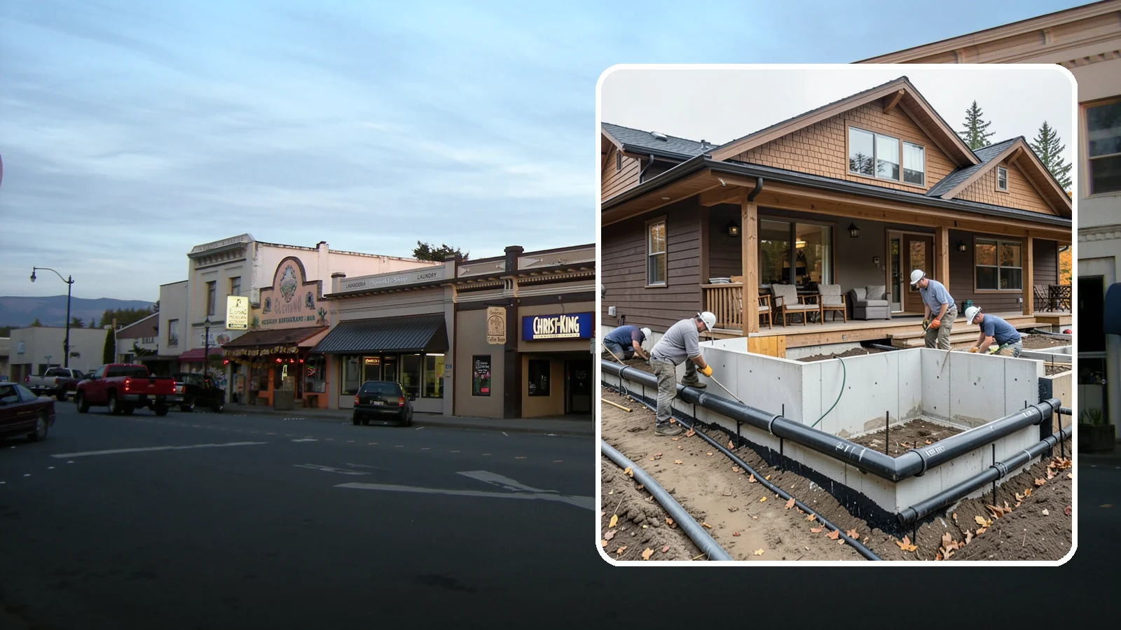 Foundation Drainage System in Burlington, Skagit County, WA - We install perimeter and sub-slab drainage that collects groundwater and routes it away from your foundation for good.