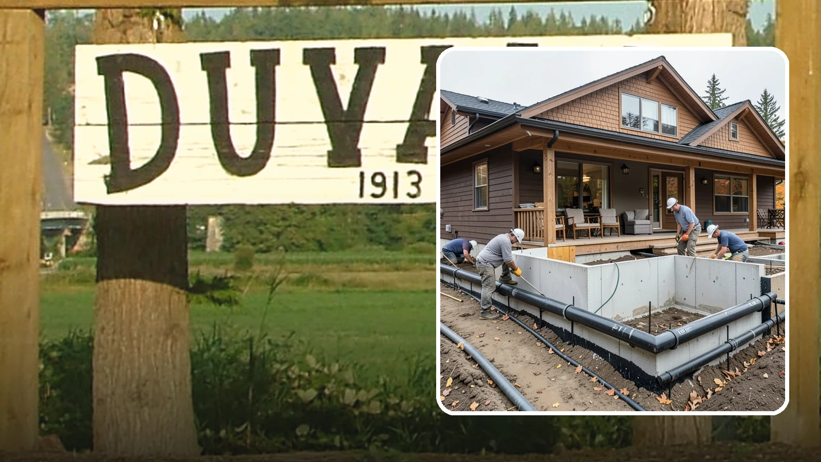 Foundation Drainage System in Duvall, King County, WA - We install perimeter and sub-slab drainage that collects groundwater and routes it away from your foundation for good.