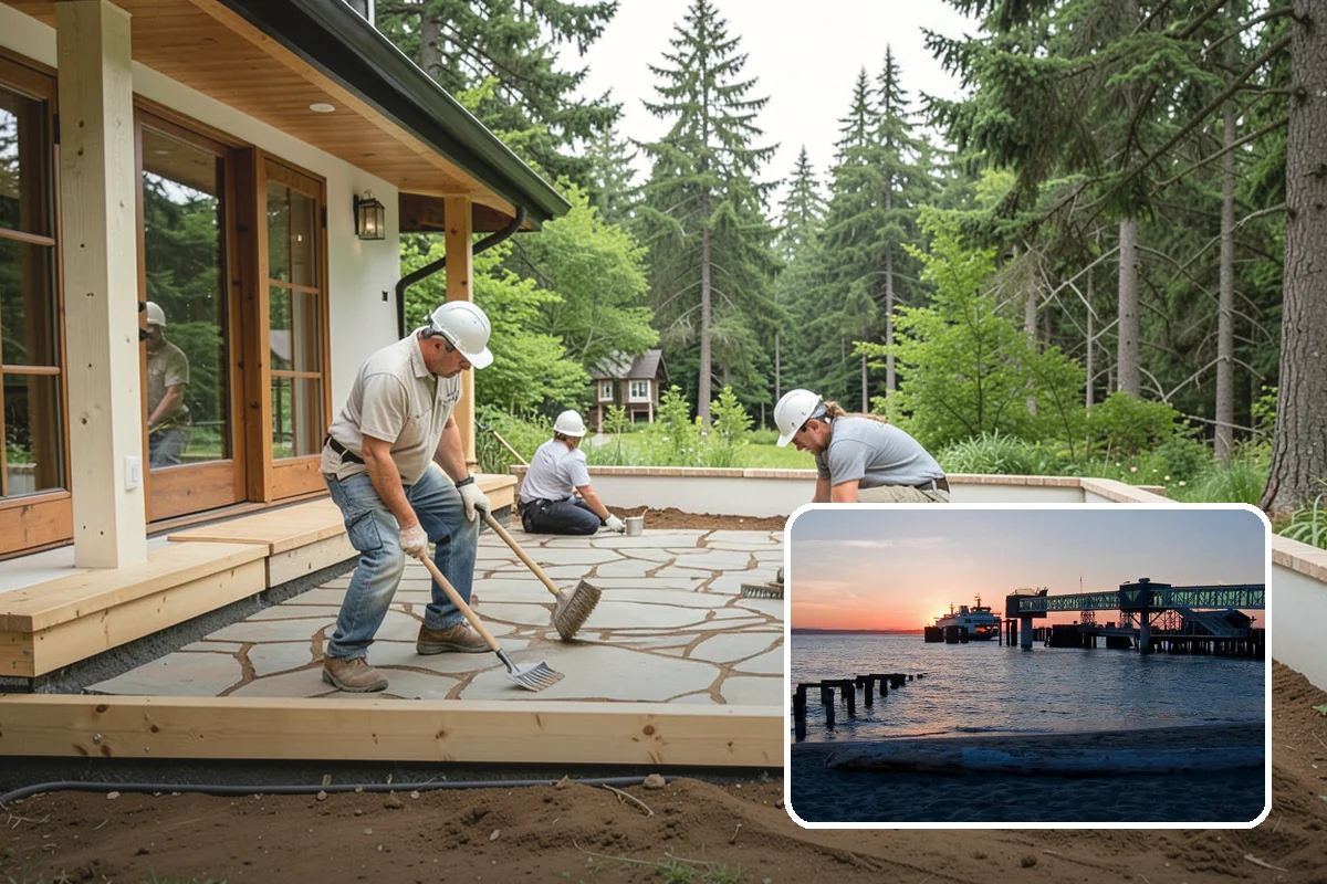 Foundation Drainage System in Edmonds, Snohomish County, WA - Groundwater collected before it reaches the foundation