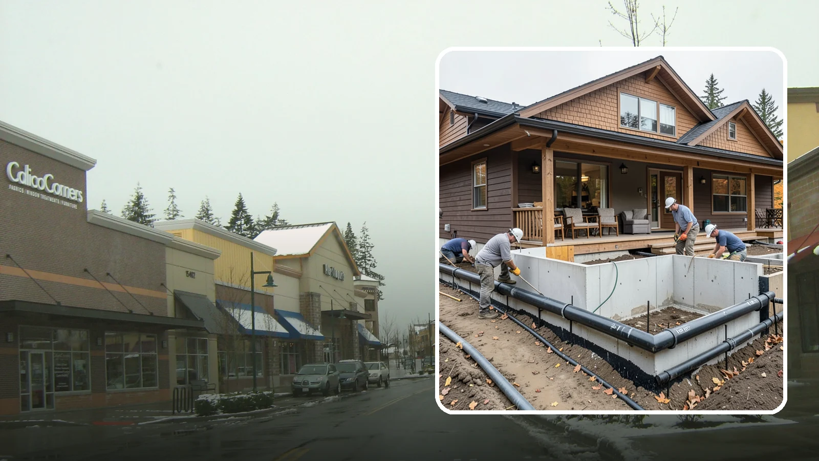 Foundation Drainage System in Mill Creek, Snohomish County, WA - We install perimeter and sub-slab drainage that collects groundwater and routes it away from your foundation for good.