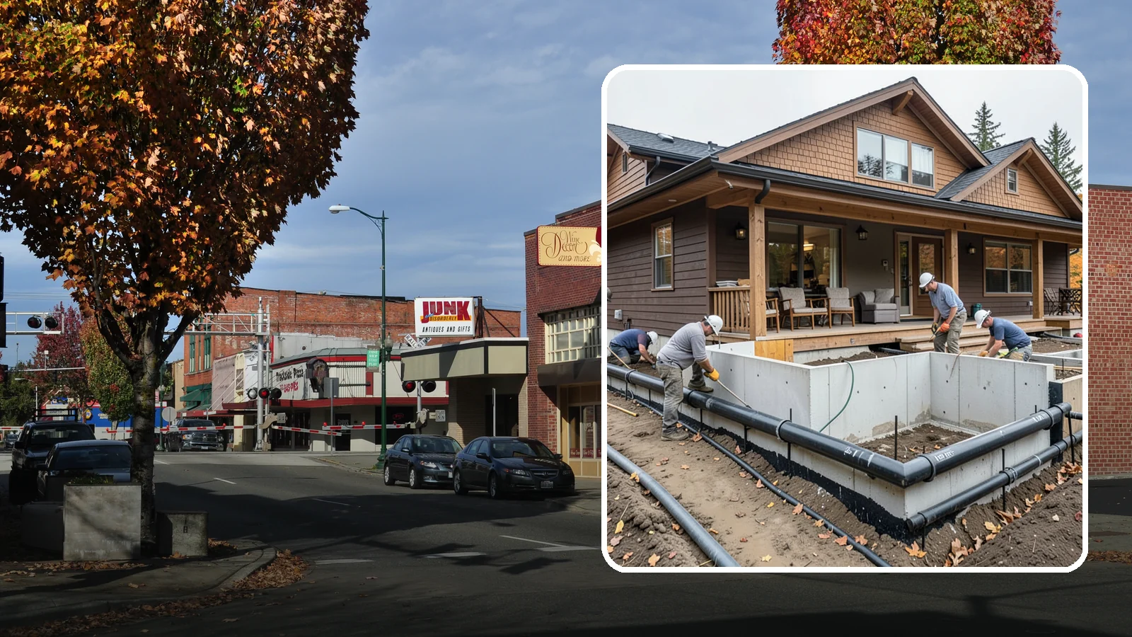 Foundation Drainage System in Puyallup, Pierce County, WA - We install perimeter and sub-slab drainage that collects groundwater and routes it away from your foundation for good.