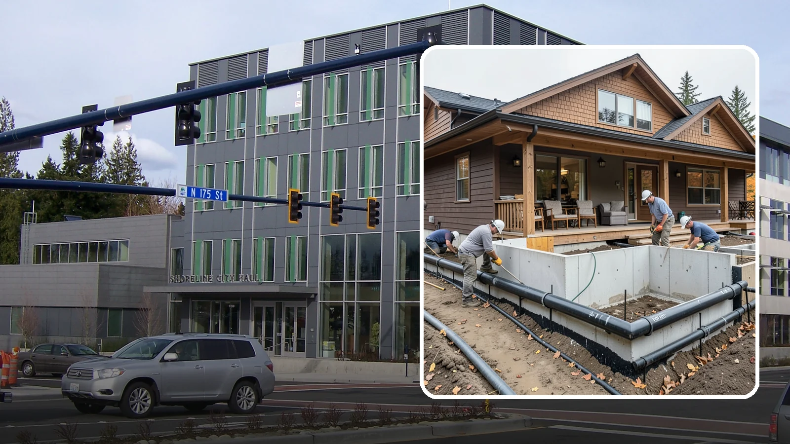 Foundation Drainage System in Shoreline, King County, WA - We install perimeter and sub-slab drainage that collects groundwater and routes it away from your foundation for good.