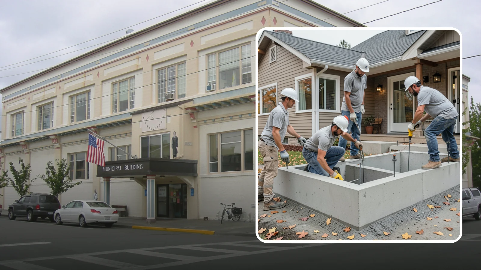 Foundation Leveling in Anacortes, Skagit County, WA - We relevel settled foundations to bring floors and walls back toward true and relieve the stress on your home.