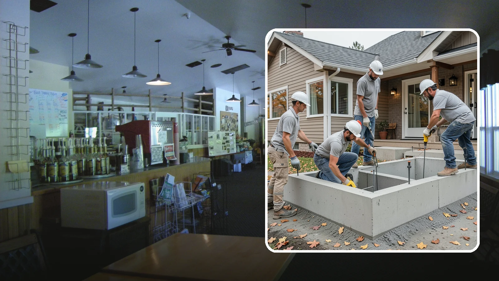 Foundation Leveling in Black Diamond, King County, WA - We relevel settled foundations to bring floors and walls back toward true and relieve the stress on your home.