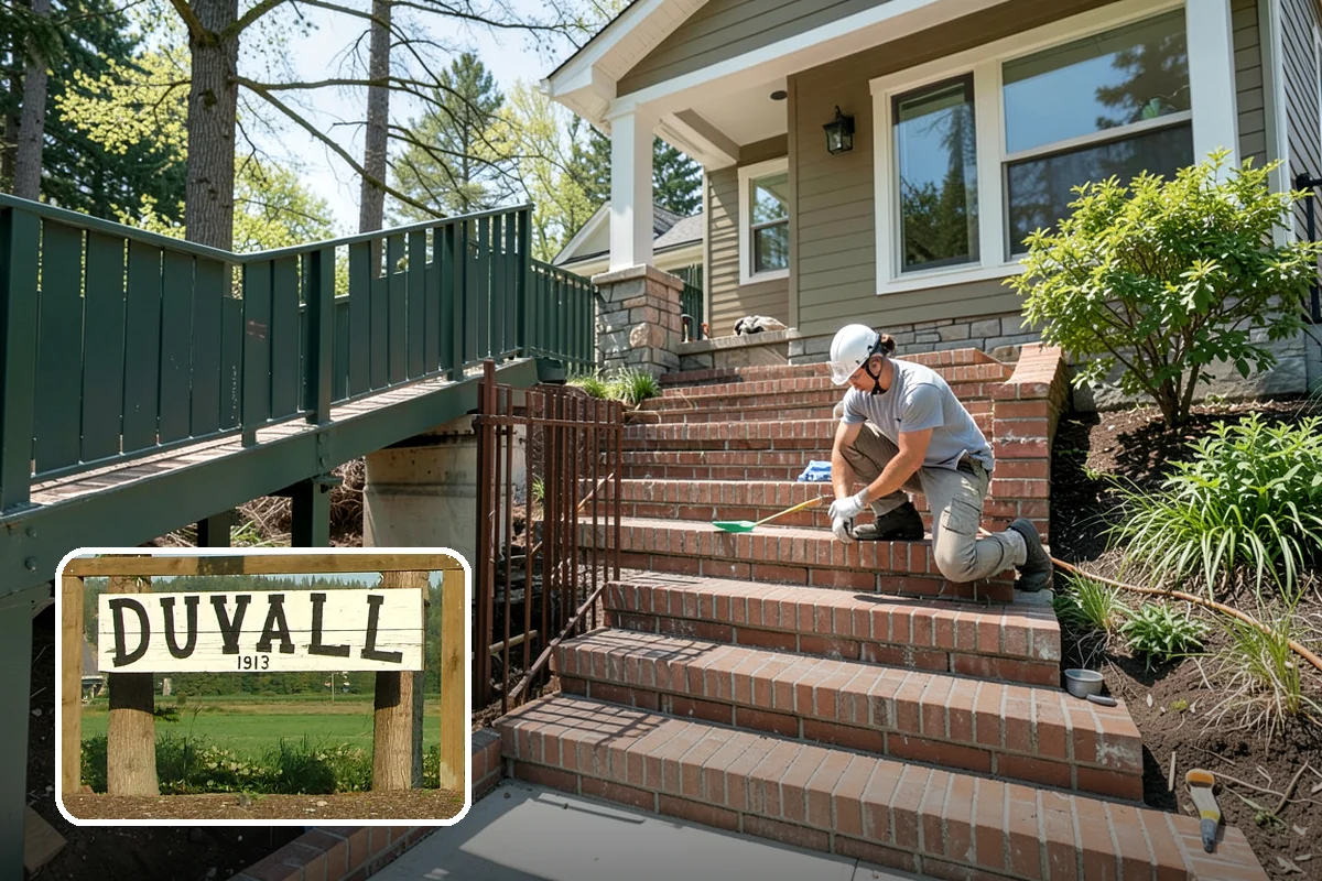 Foundation Leveling in Duvall, King County, WA - Floors and walls brought back toward level and true