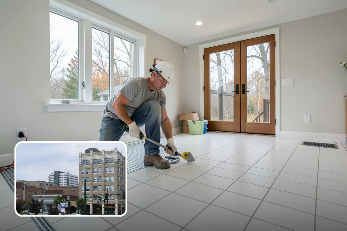 Foundation Leveling in Everett, Snohomish County, WA - Floors and walls brought back toward level and true