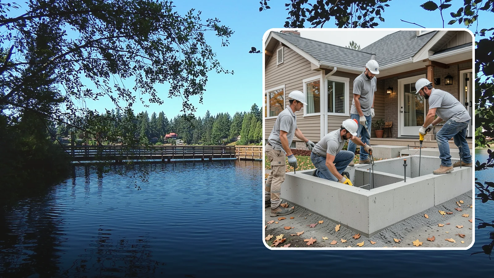 Foundation Leveling in Federal Way, King County, WA - We relevel settled foundations to bring floors and walls back toward true and relieve the stress on your home.
