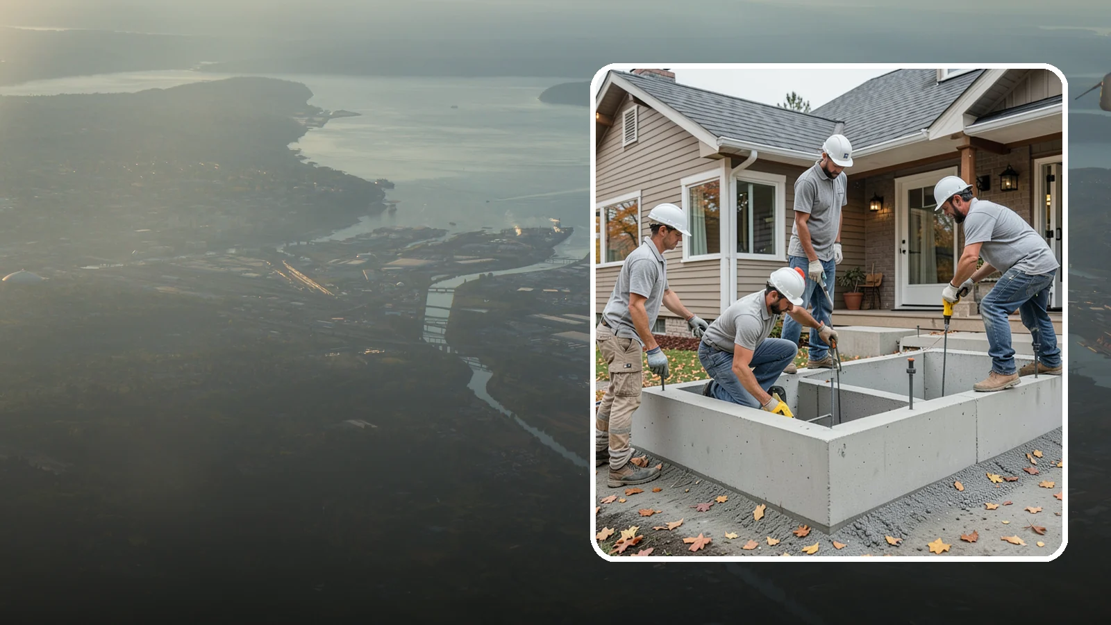 Foundation Leveling in Fife, Pierce County, WA - We relevel settled foundations to bring floors and walls back toward true and relieve the stress on your home.