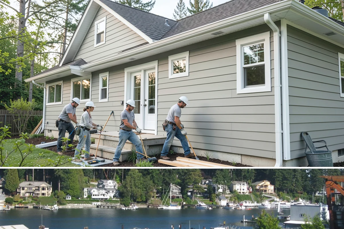 Foundation Leveling in Gig Harbor, Pierce County, WA - Leveling is best performed when soils are more stable, often in drier months, so the corrected elevations hold.