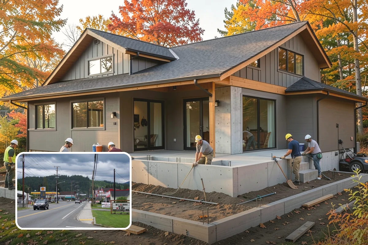 Foundation Leveling in Granite Falls, Snohomish County, WA - Floors and walls brought back toward level and true