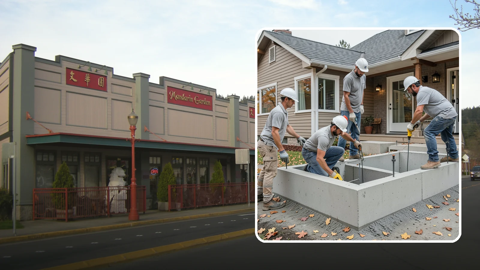 Foundation Leveling in Issaquah, King County, WA - We relevel settled foundations to bring floors and walls back toward true and relieve the stress on your home.