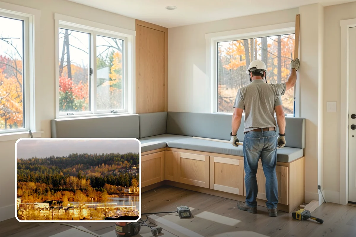 Foundation Leveling in Kenmore, King County, WA - Floors and walls brought back toward level and true