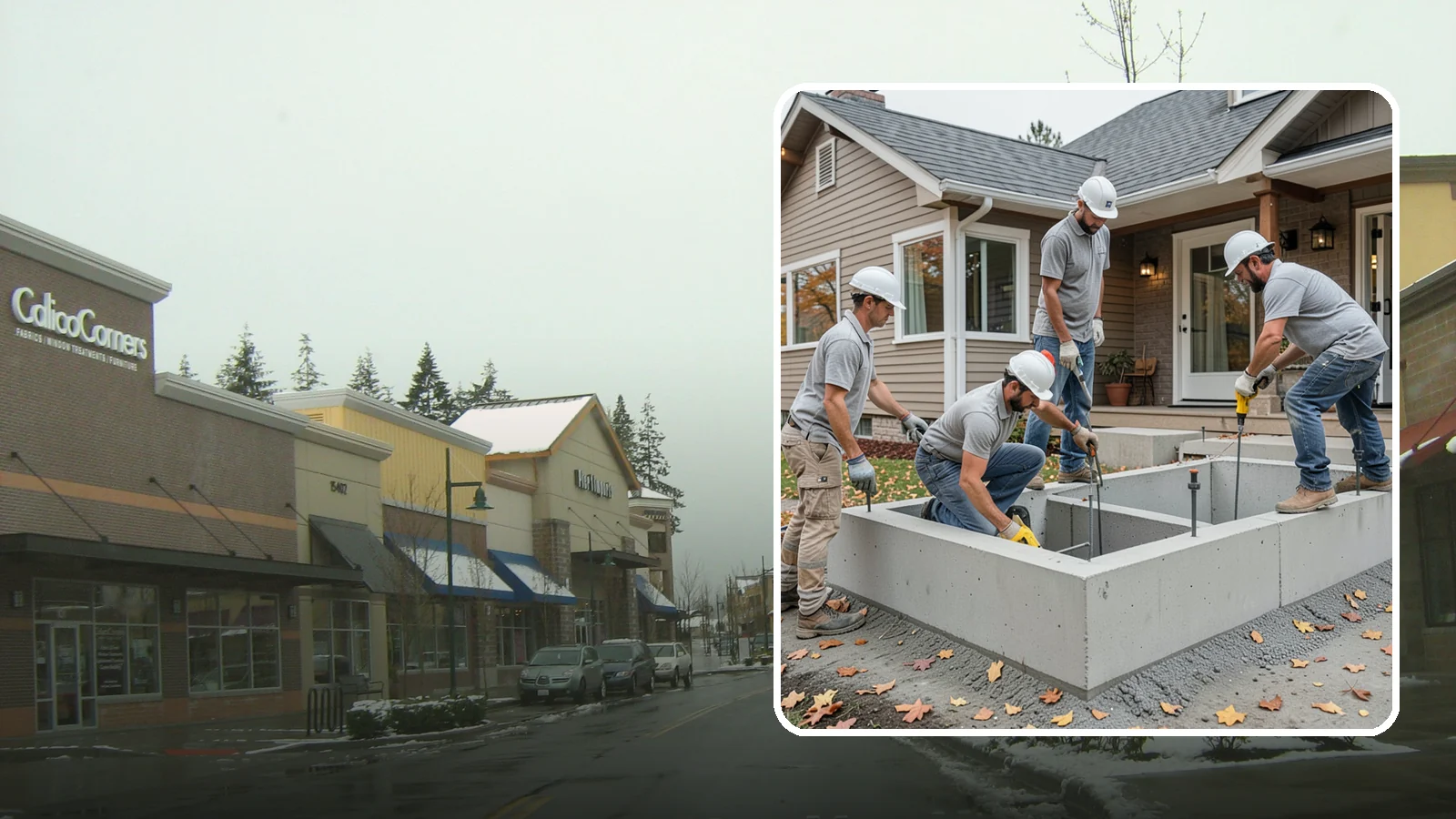 Foundation Leveling in Mill Creek, Snohomish County, WA - We relevel settled foundations to bring floors and walls back toward true and relieve the stress on your home.