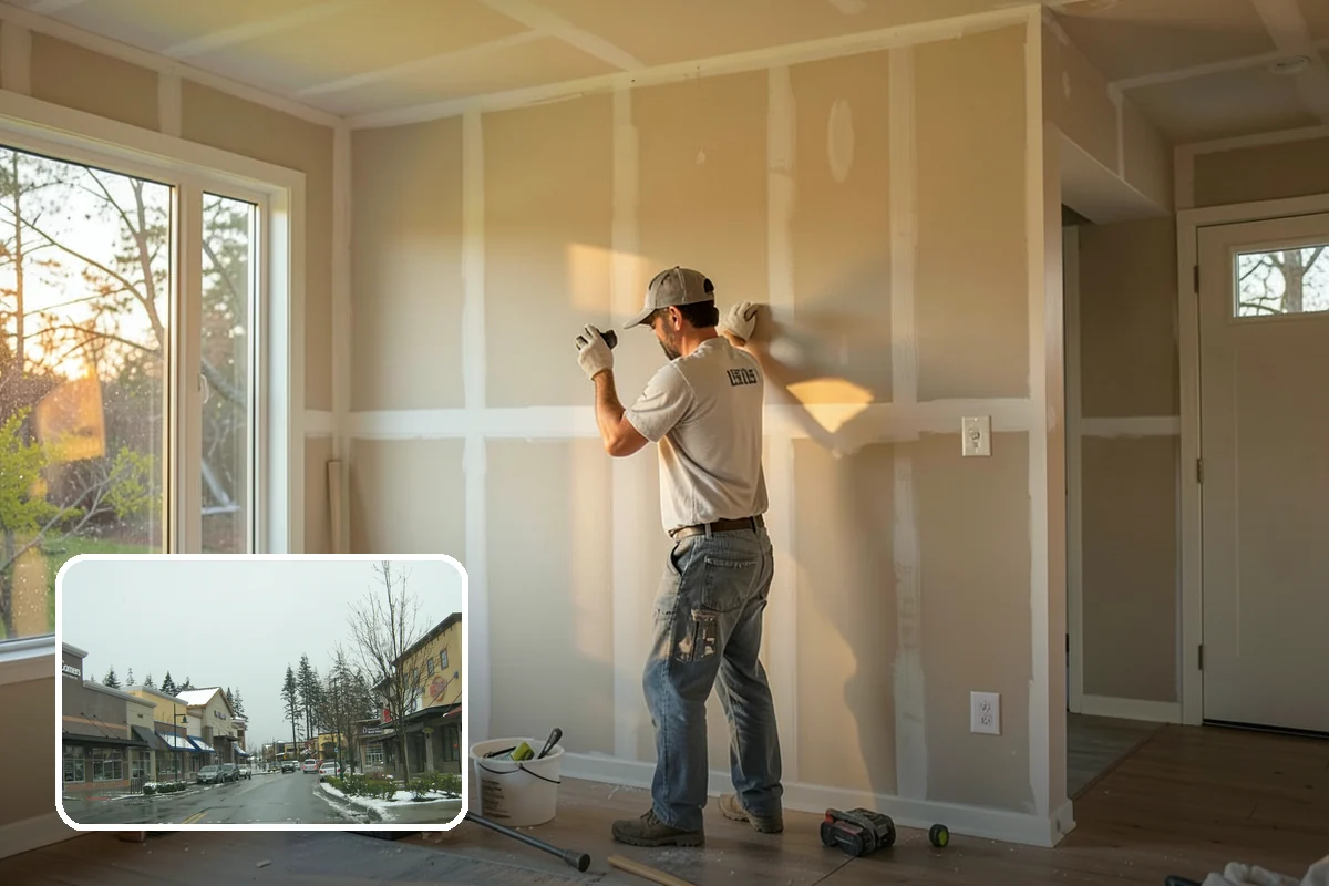 Foundation Leveling in Mill Creek, Snohomish County, WA - Floors and walls brought back toward level and true