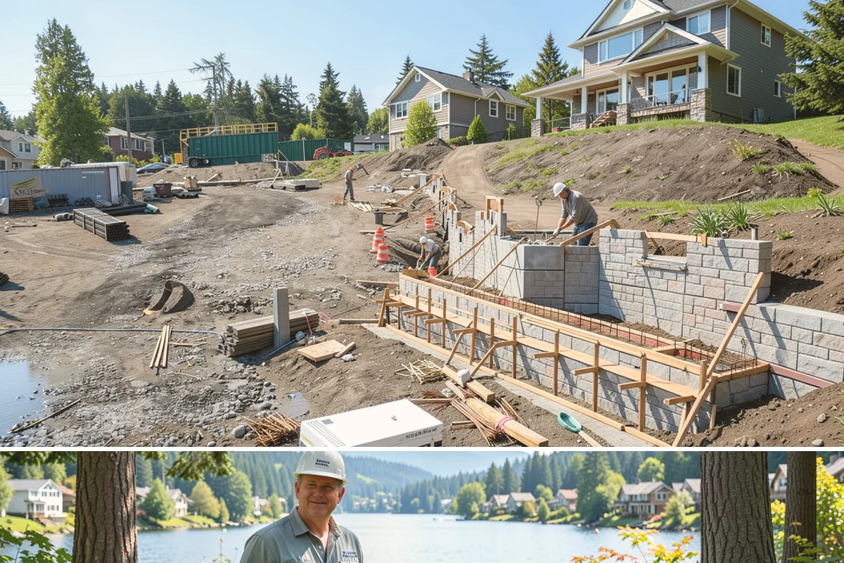 Foundation Leveling in Milton, King County, WA - Leveling is best performed when soils are more stable, often in drier months, so the corrected elevations hold.