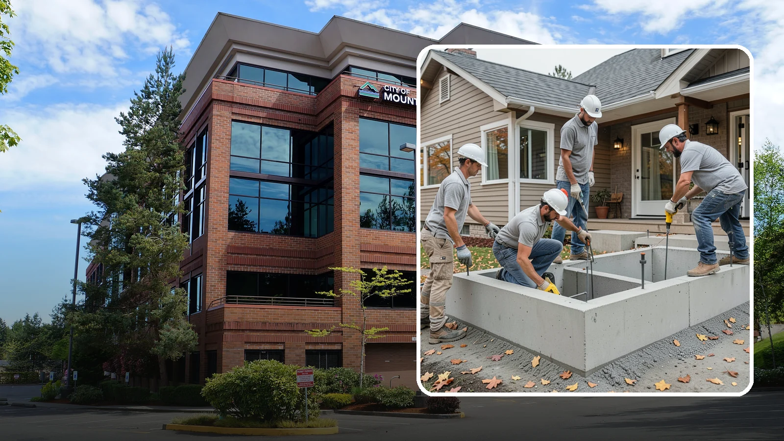Foundation Leveling in Mountlake Terrace, Snohomish County, WA - We relevel settled foundations to bring floors and walls back toward true and relieve the stress on your home.