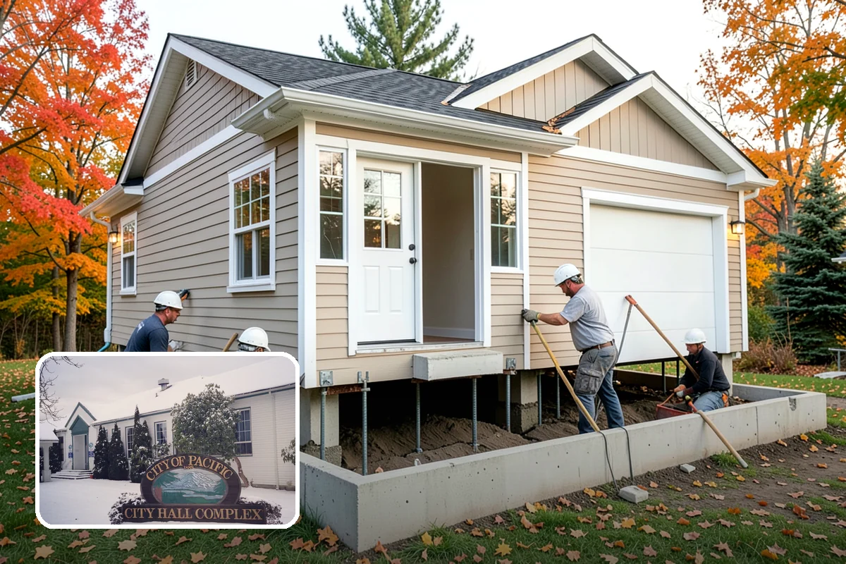 Foundation Leveling in Pacific, King County, WA - Floors and walls brought back toward level and true