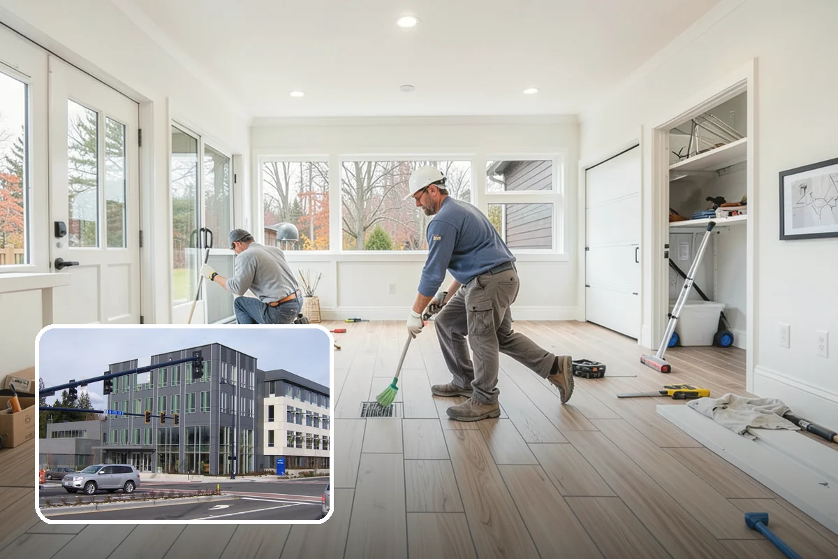 Foundation Leveling in Shoreline, King County, WA - Floors and walls brought back toward level and true