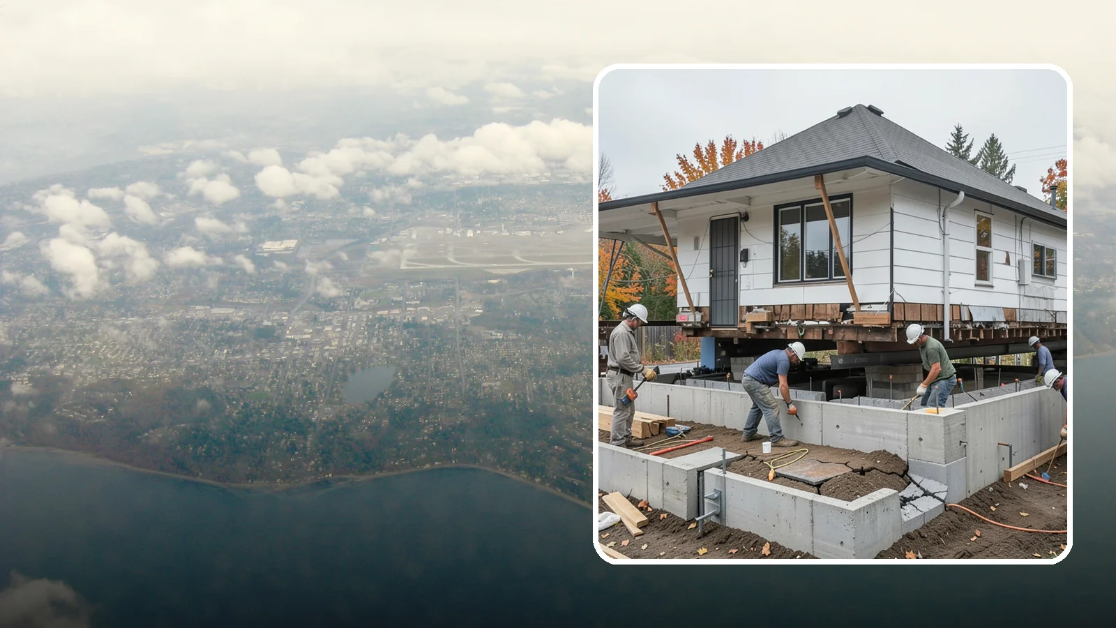 Foundation Repair in Burien, King County, WA - Stabilize settling, cracking, or bowing foundations before Northwest water and soil movement worsen the damage.