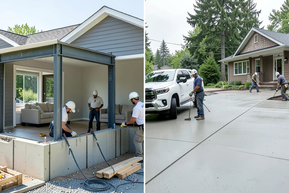 Foundation Repair in Clyde Hill, King County, WA - Inspect and identify the cause of movement