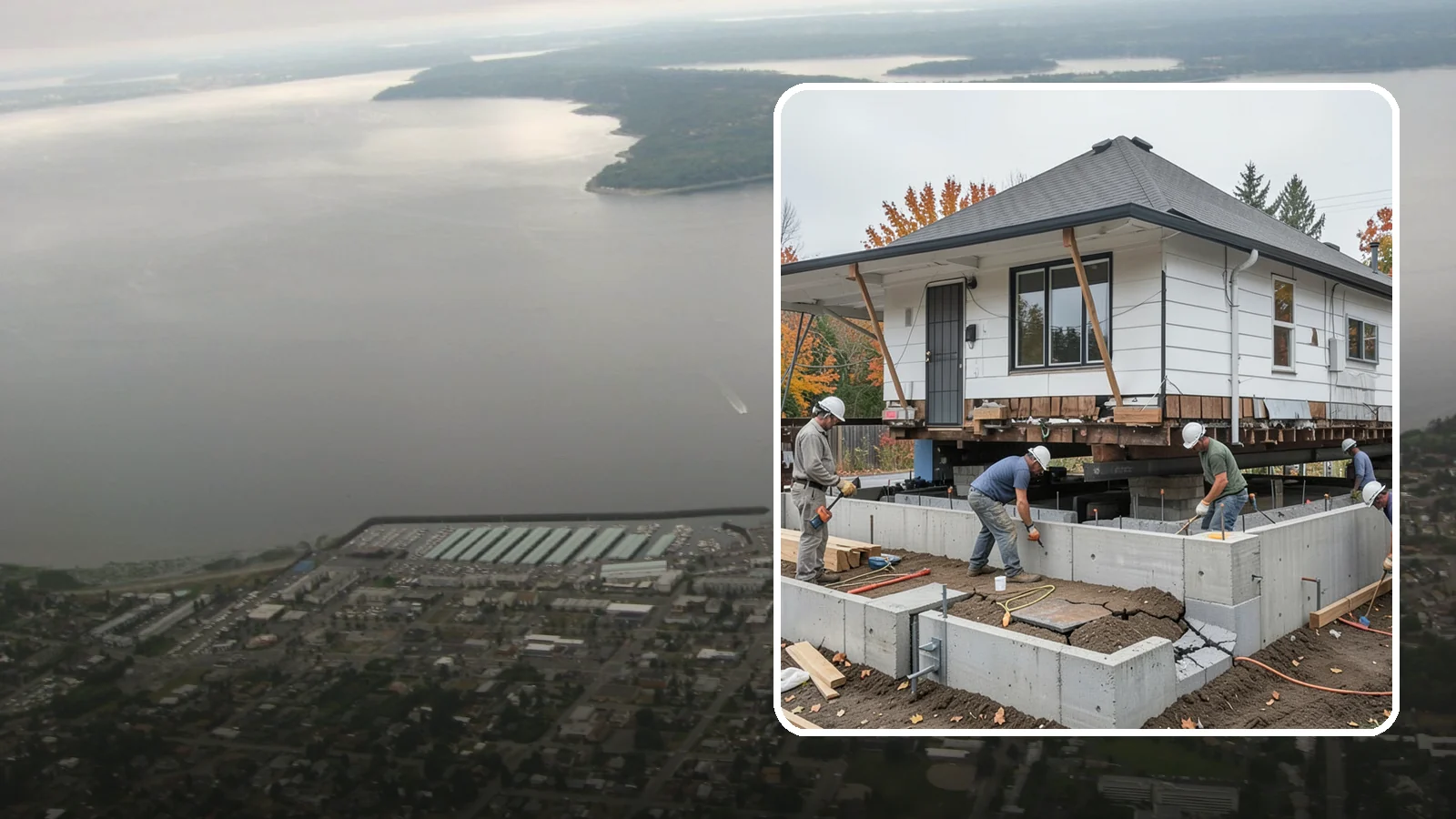 Foundation Repair in Des Moines, King County, WA - Stabilize settling, cracking, or bowing foundations before Northwest water and soil movement worsen the damage.