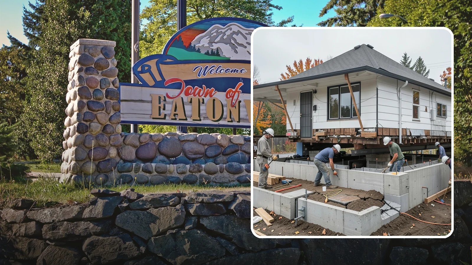 Foundation Repair in Eatonville, Pierce County, WA - Stabilize settling, cracking, or bowing foundations before Northwest water and soil movement worsen the damage.