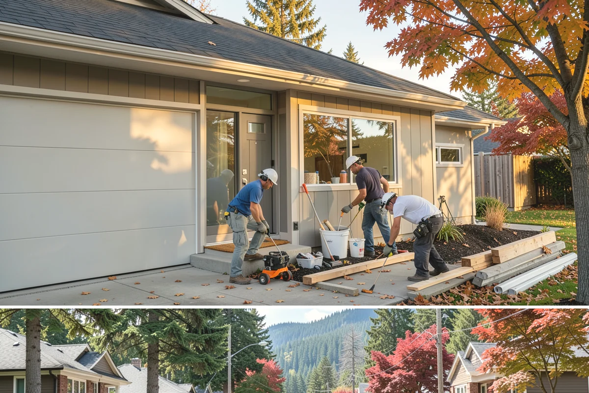 Foundation Repair in Hunts Point, King County, WA - Repairs can proceed year-round, though drier conditions ease excavation and exterior drainage work.