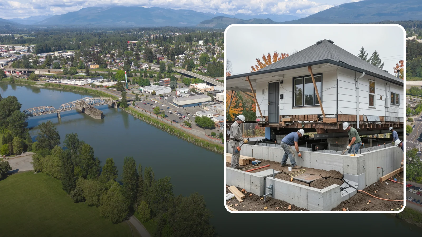 Foundation Repair in Mount Vernon, Skagit County, WA - Stabilize settling, cracking, or bowing foundations before Northwest water and soil movement worsen the damage.