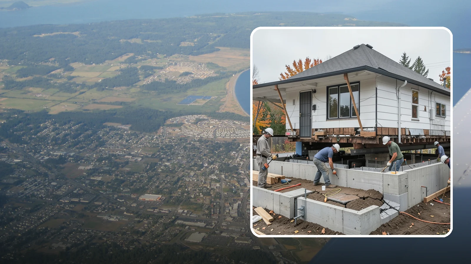 Foundation Repair in Oak Harbor, Island County, WA - Stabilize settling, cracking, or bowing foundations before Northwest water and soil movement worsen the damage.