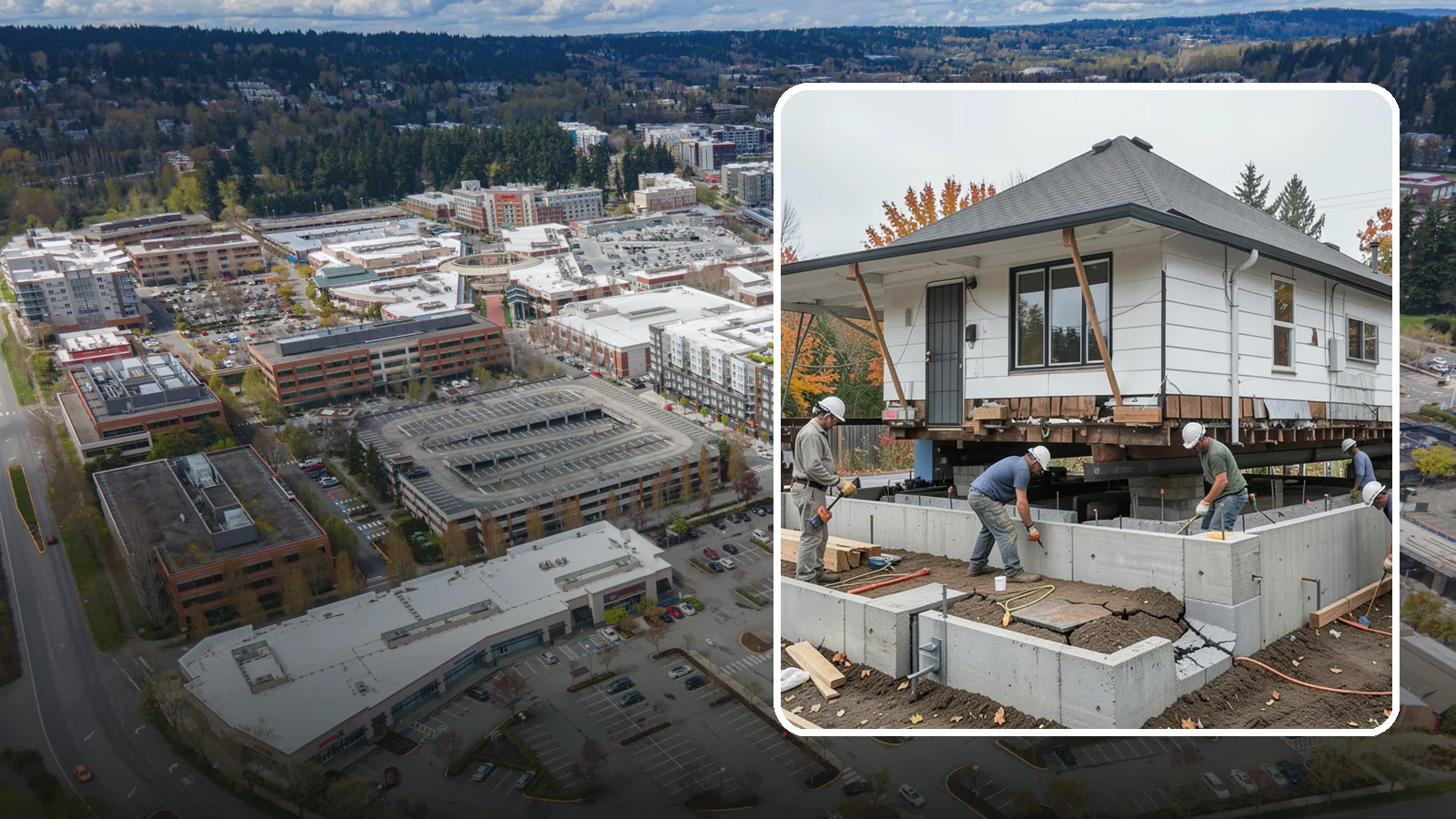 Foundation Repair in Redmond, King County, WA - Stabilize settling, cracking, or bowing foundations before Northwest water and soil movement worsen the damage.