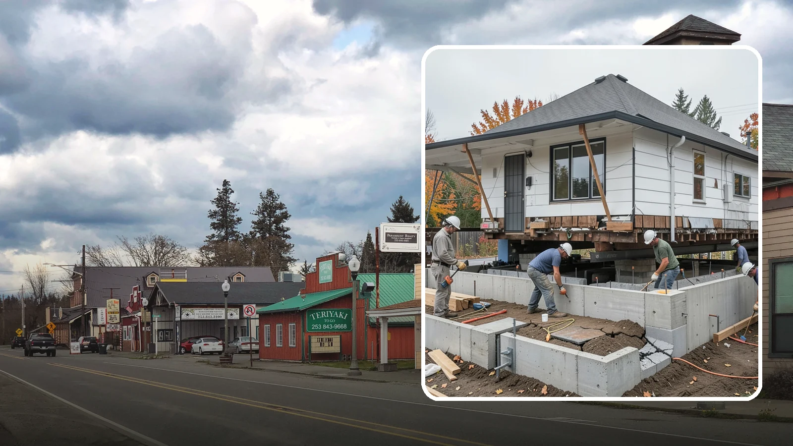Foundation Repair in Roy, Pierce County, WA - Stabilize settling, cracking, or bowing foundations before Northwest water and soil movement worsen the damage.