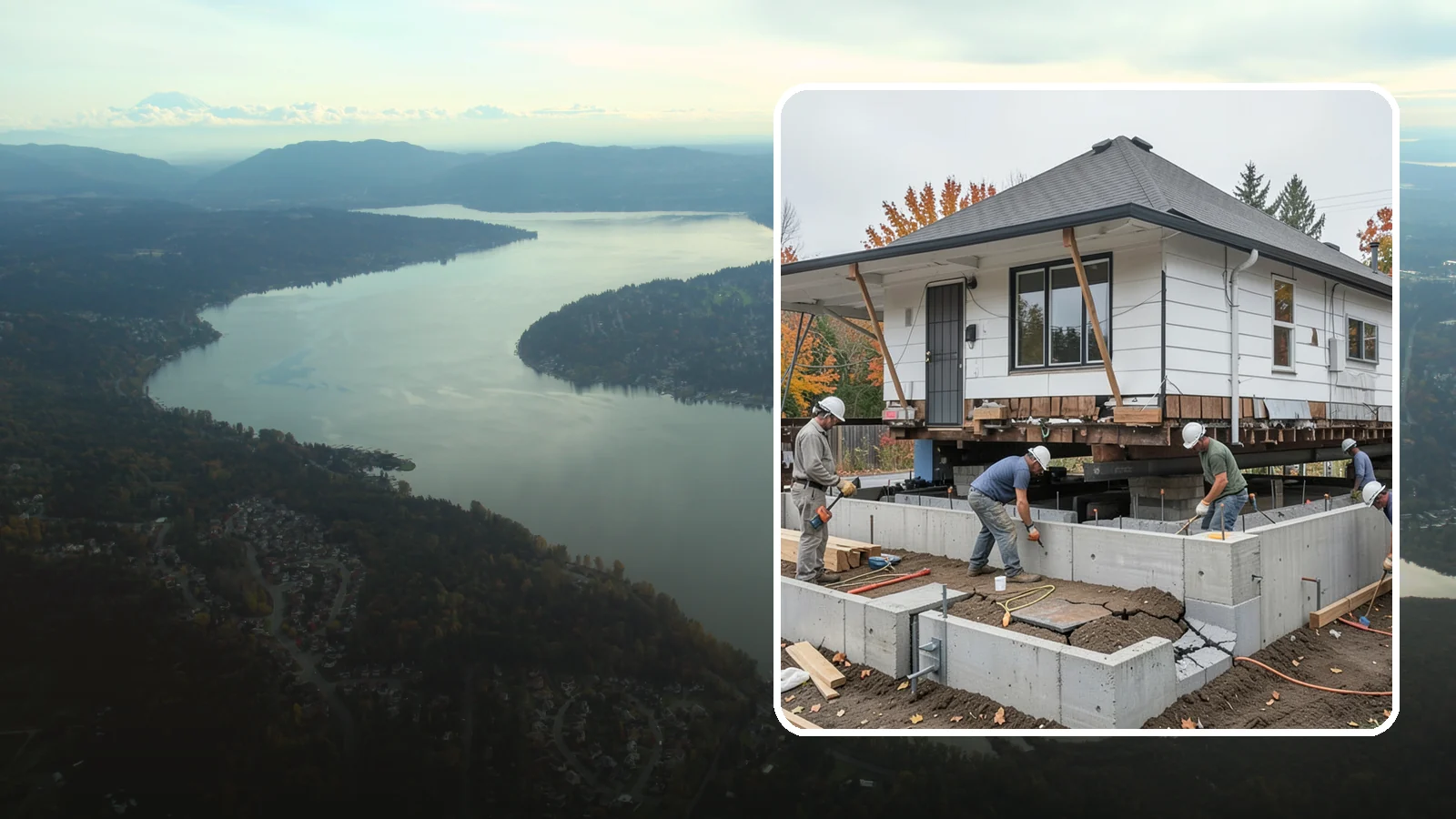 Foundation Repair in Sammamish, King County, WA - Stabilize settling, cracking, or bowing foundations before Northwest water and soil movement worsen the damage.