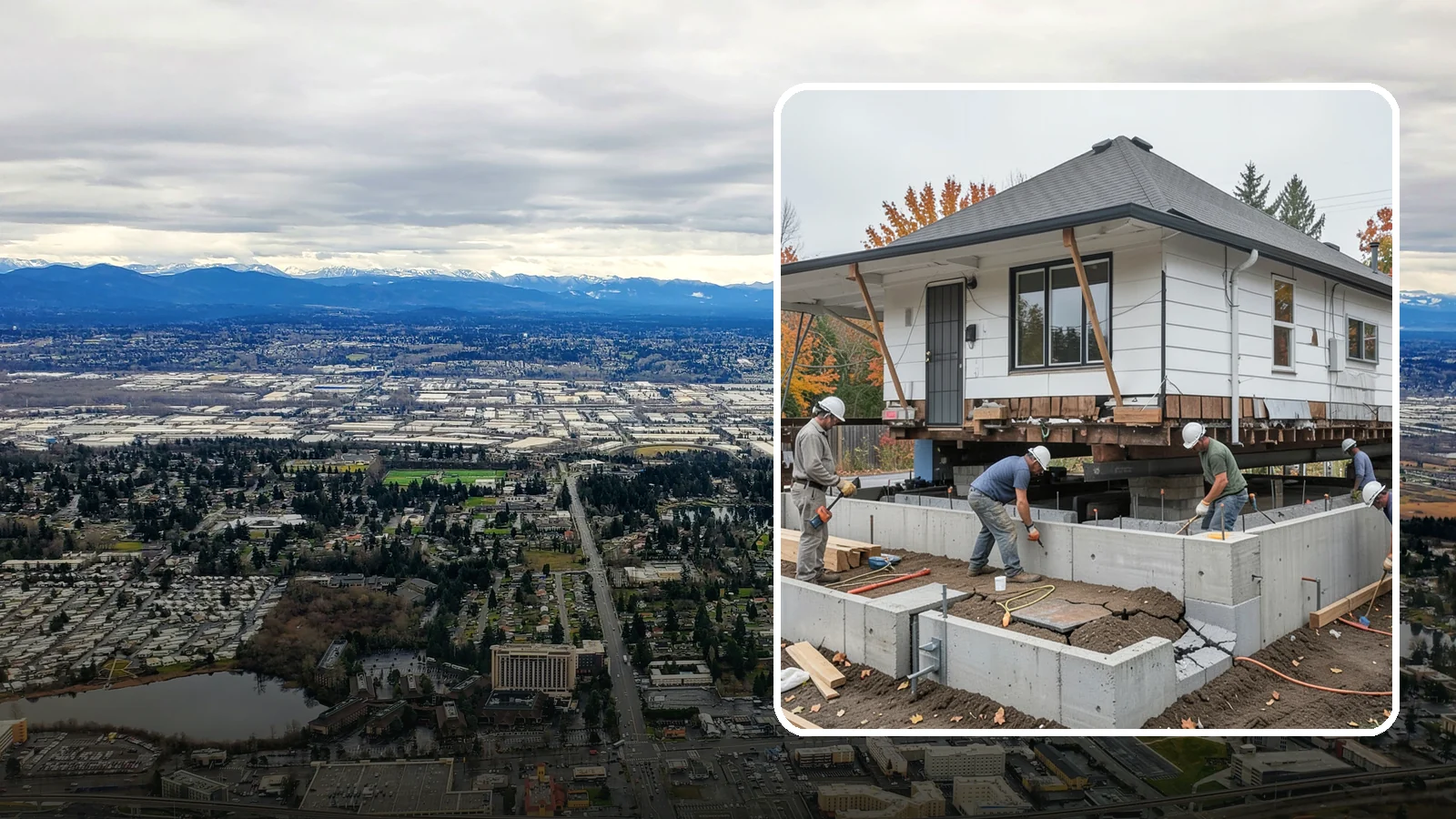 Foundation Repair in SeaTac, King County, WA - Stabilize settling, cracking, or bowing foundations before Northwest water and soil movement worsen the damage.