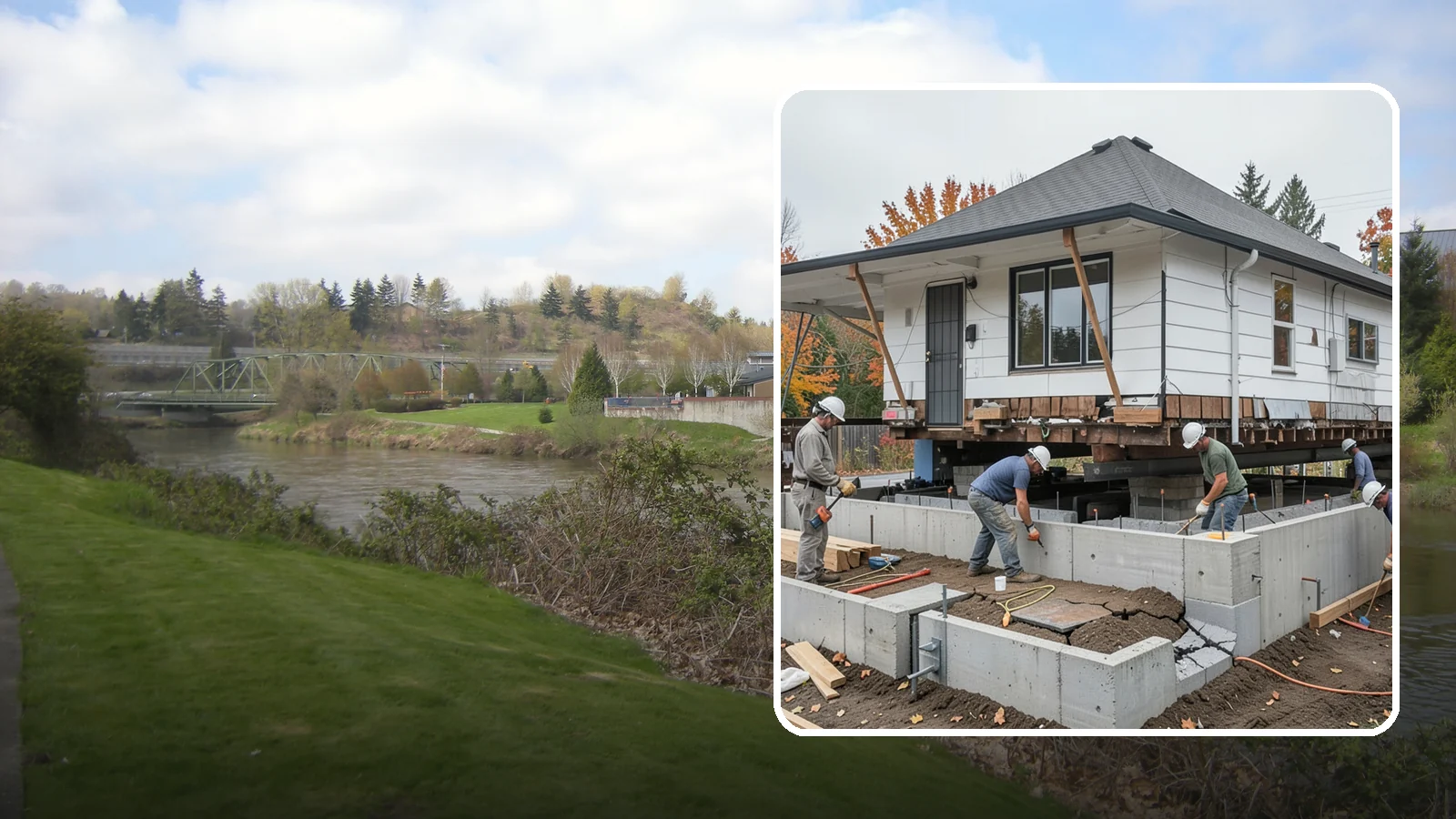 Foundation Repair in Tukwila, King County, WA - Stabilize settling, cracking, or bowing foundations before Northwest water and soil movement worsen the damage.
