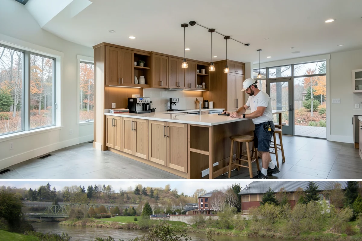 Foundation Repair in Tukwila, King County, WA - Repairs can proceed year-round, though drier conditions ease excavation and exterior drainage work.