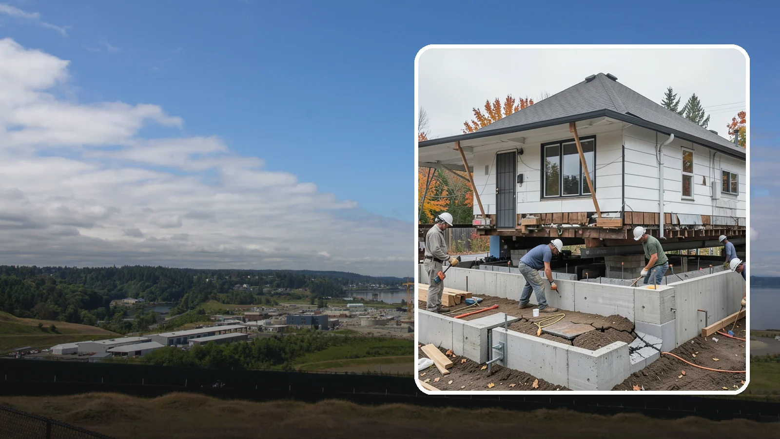 Foundation Repair in University Place, Pierce County, WA - Stabilize settling, cracking, or bowing foundations before Northwest water and soil movement worsen the damage.